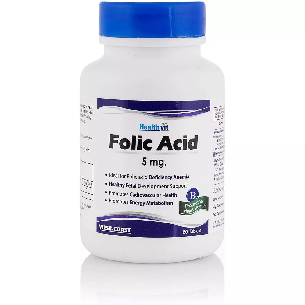 Healthvit Folic Acid Mg Tablet Tab Buy On Healthmug