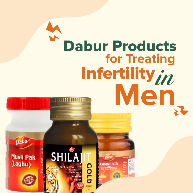 Dabur Products for Treating Infertility in Men Healthmug