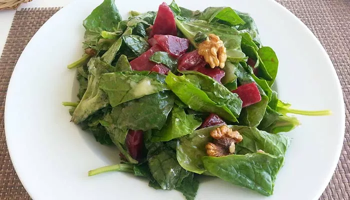 Spinach And Beetroot Leaves