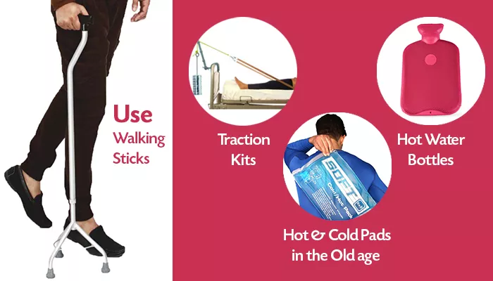 Why Use Walking Sticks, Traction Kits, Hot Water Bottles and Hot & Cold Pads in the Old age?