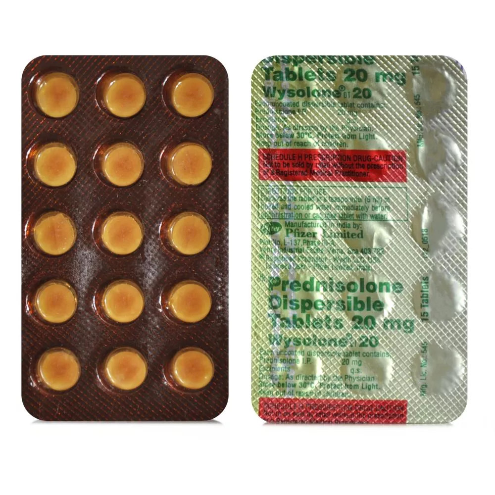 Wysolone Tablet DT (20mg) (15tab) | Buy on Healthmug