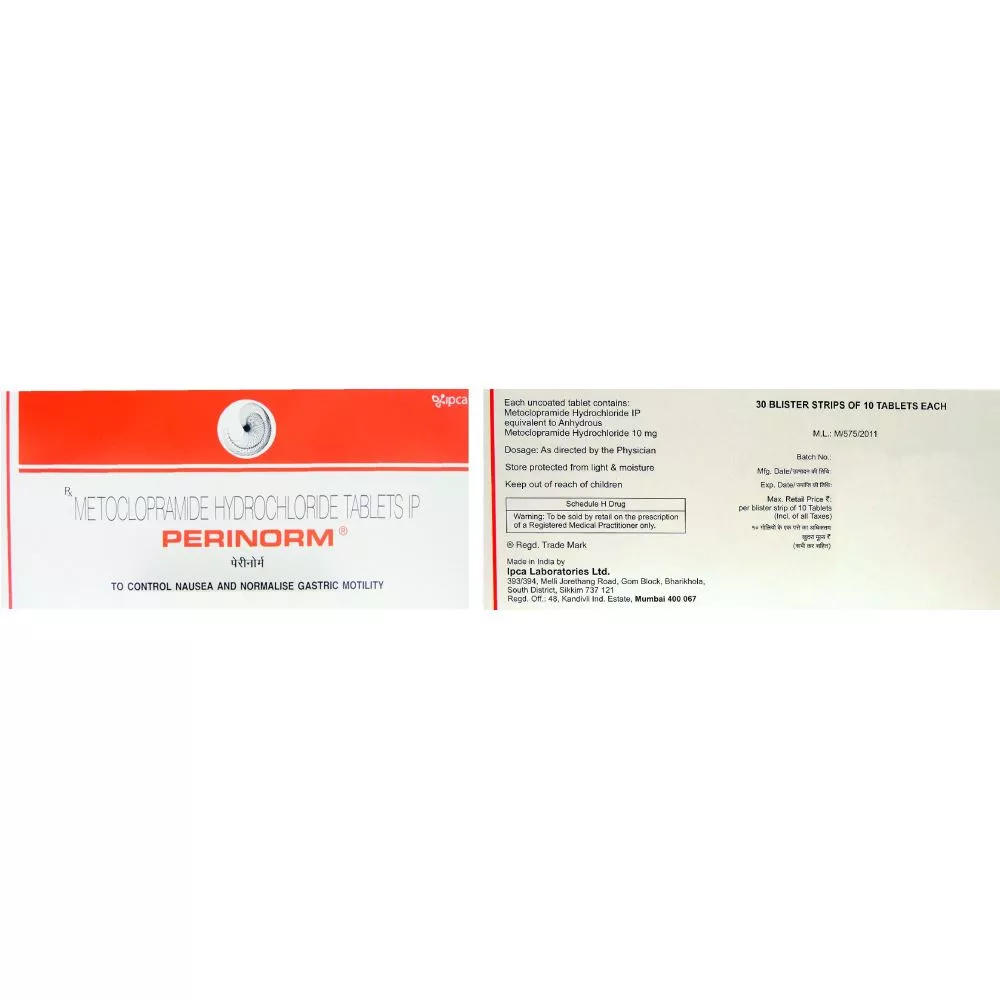 Perinorm Tablet (10tab) Buy on Healthmug
