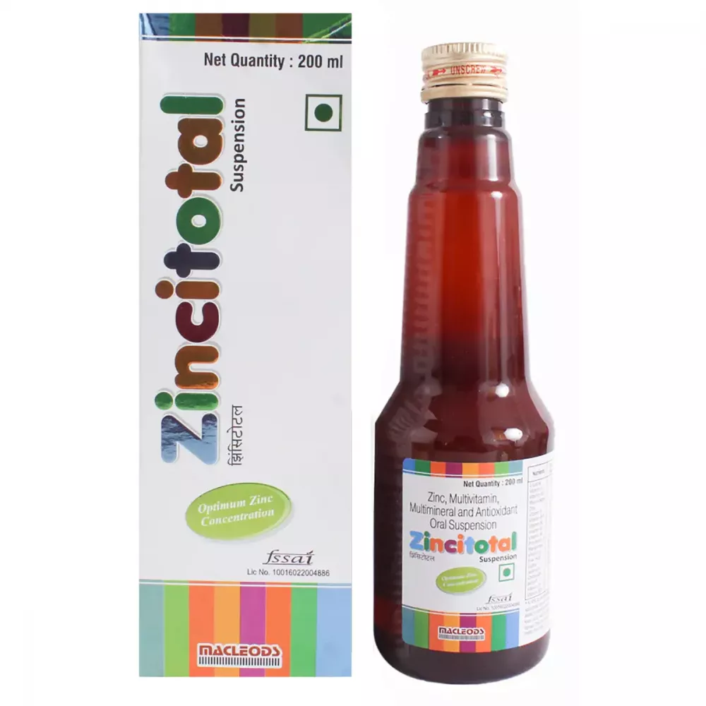 Zincitotal Syrup (200ml) Buy on Healthmug