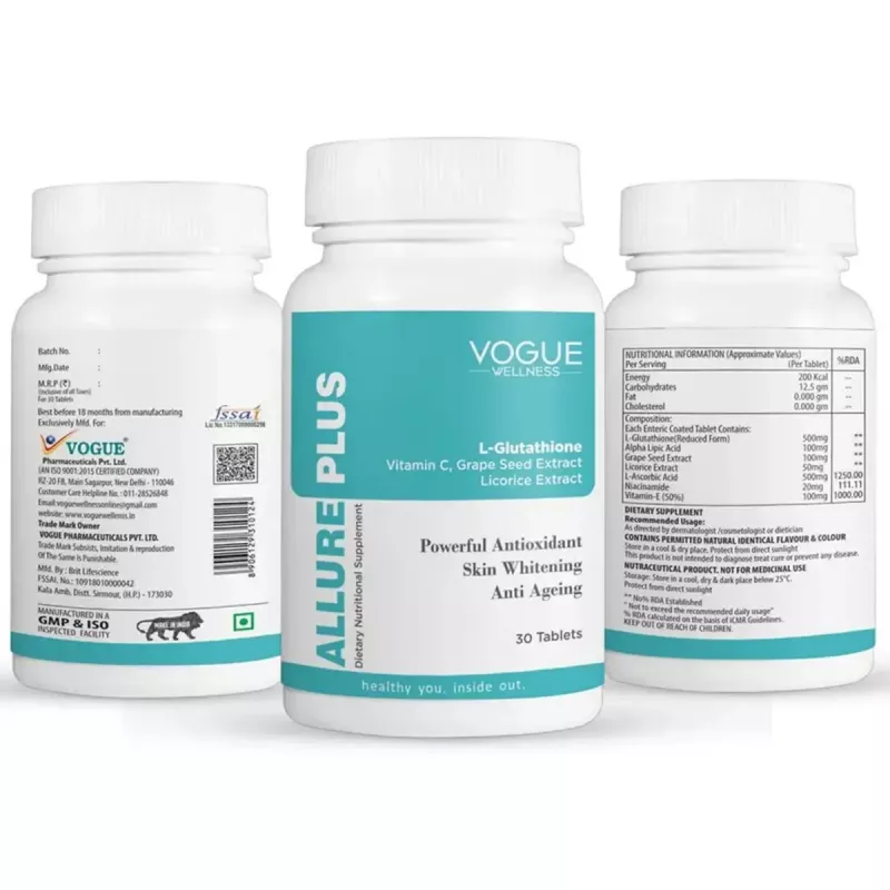 Vogue Wellness Allure Plus Capsule (30caps) | Buy on Healthmug Vogue Wellness Allure Plus Capsule (30caps) | Buy on Healthmug