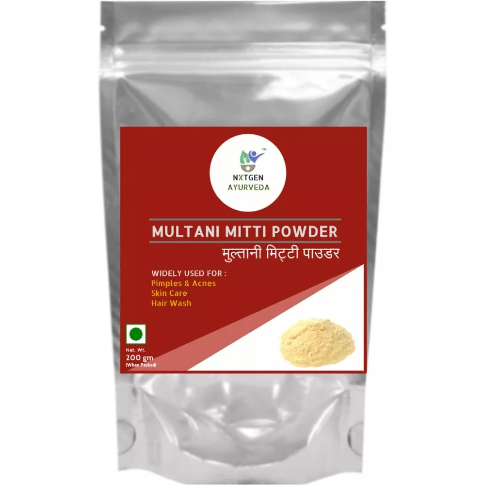 Buy Nxtgen Ayurveda Multani Mitti Powder (Fullers Earth) Churna, Avleha