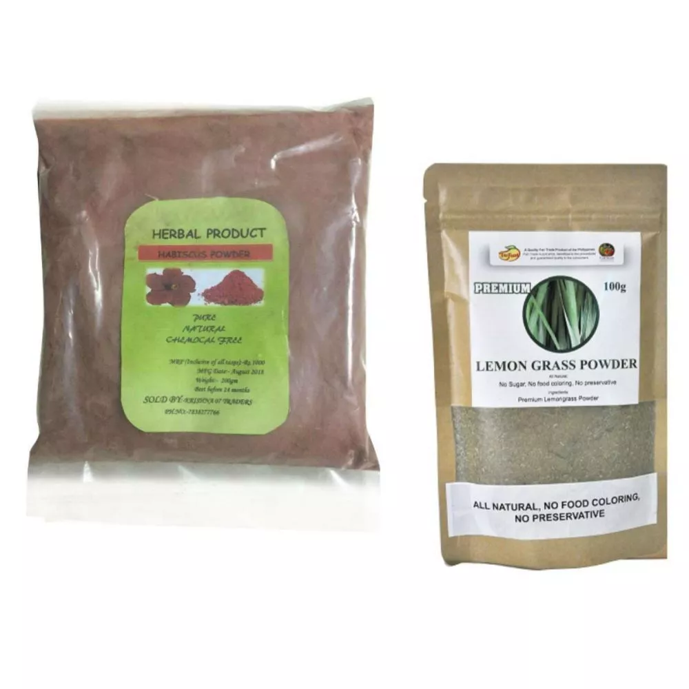 Buy Indirang Hibiscus Powder(100G) & Lemongrass Powder(100G) Combo Pack Online - 45% Off! Buy Indirang Hibiscus Powder(100G) & Lemongrass Powder(100G) Combo Pack Online - 45% Off!