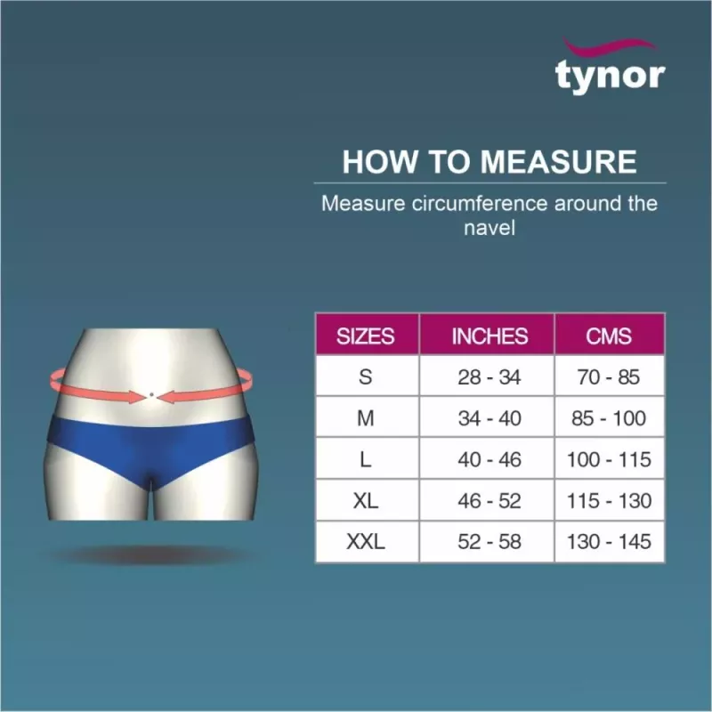 How to wear Tynor Abdominal Belt for support and compression of the  abdominal region 