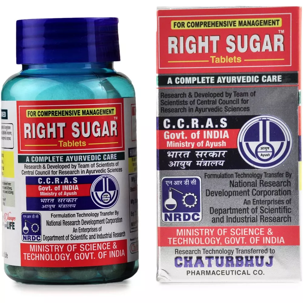 Buy Chaturbhuj Pharma Right Sugar Tablets Medicines 10 Off