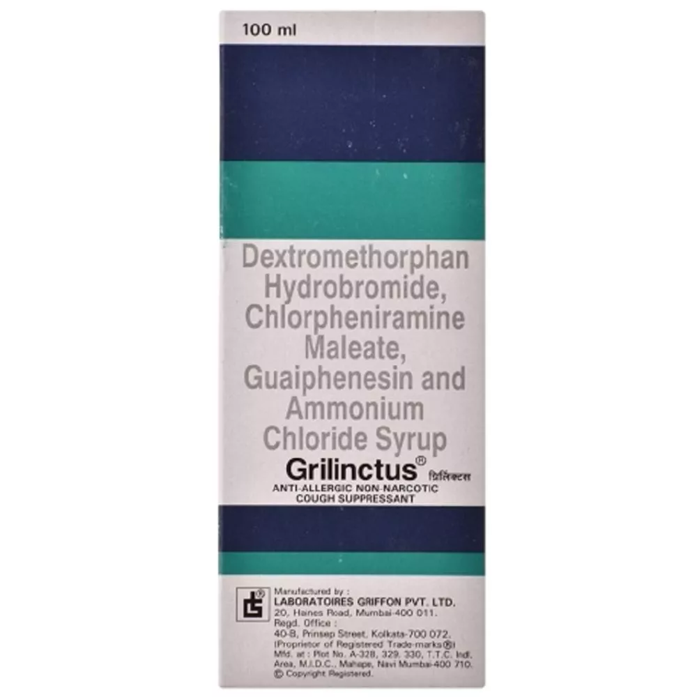 Grilinctus Syrup (100ml) Buy on Healthmug