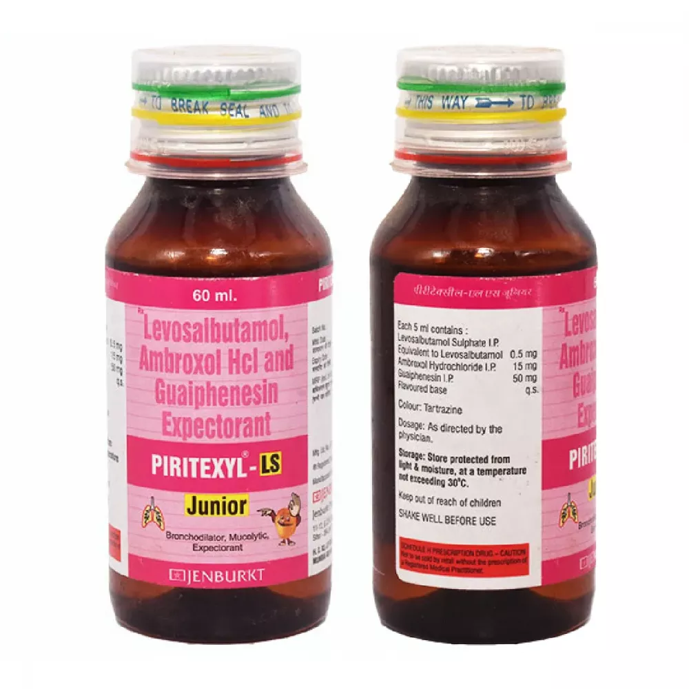 Piritexyl LS Junior Expectorant (60ml) Buy on Healthmug