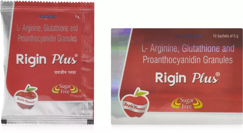Rigin Plus Granules Apple Sugar Free (5g) | Buy on Healthmug