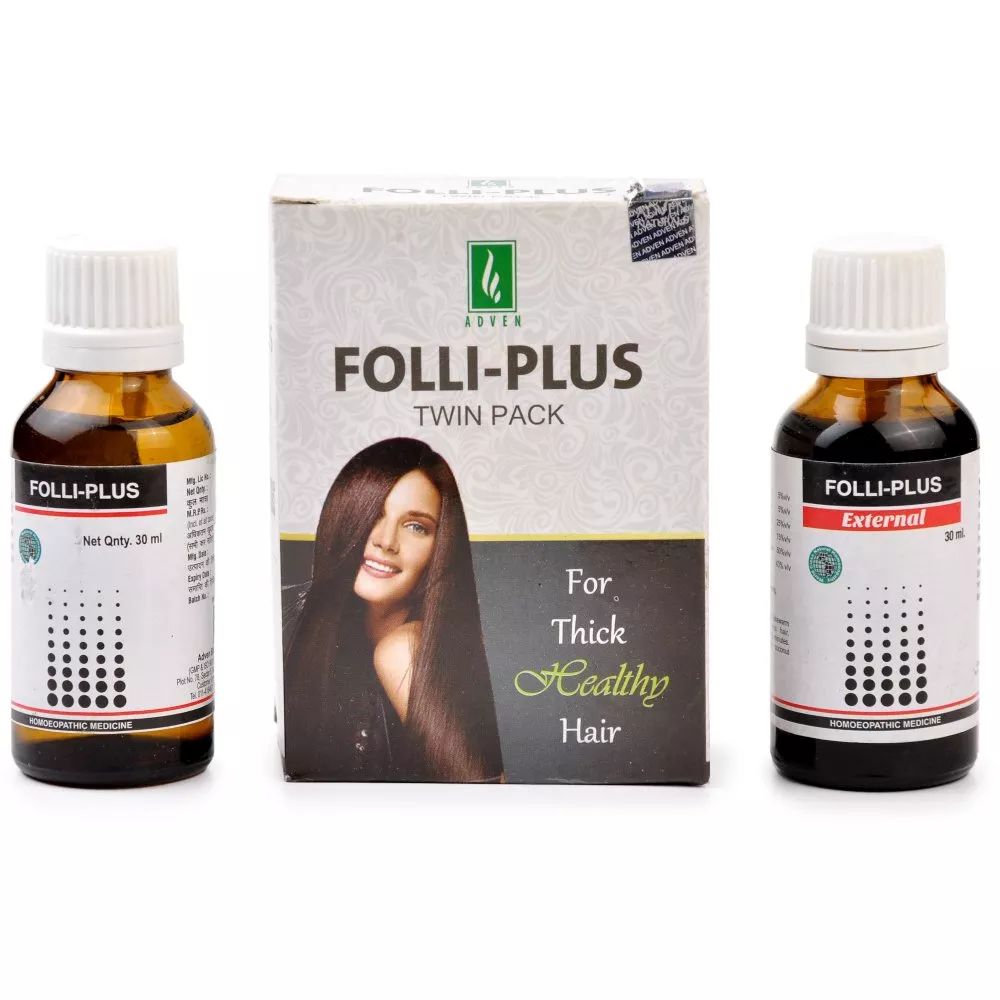 Buy Adven Folli Plus Combo (Internal & External) Online - 18% Off! |  