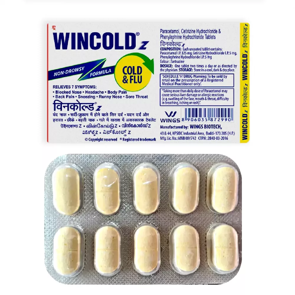 Wincold Z Tablet (10tab) Buy on Healthmug