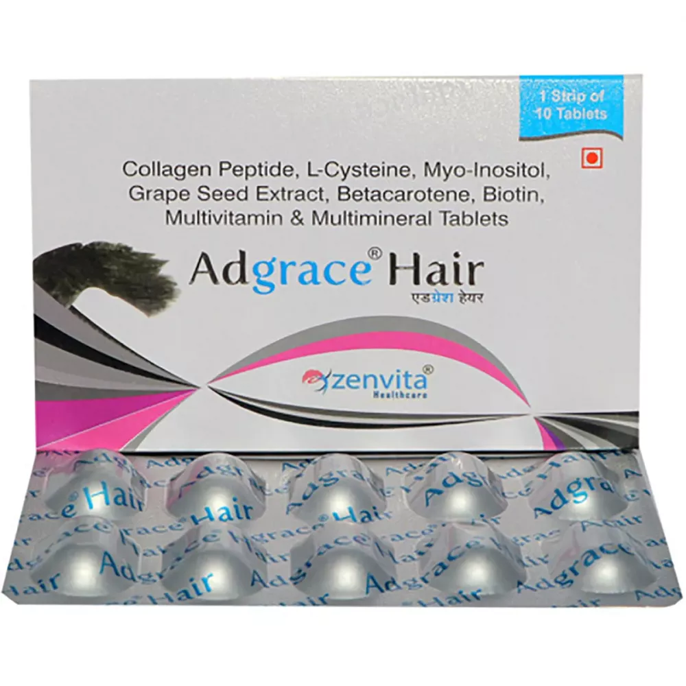 Adgrace Hair Tablet (10tab) | Buy on Healthmug