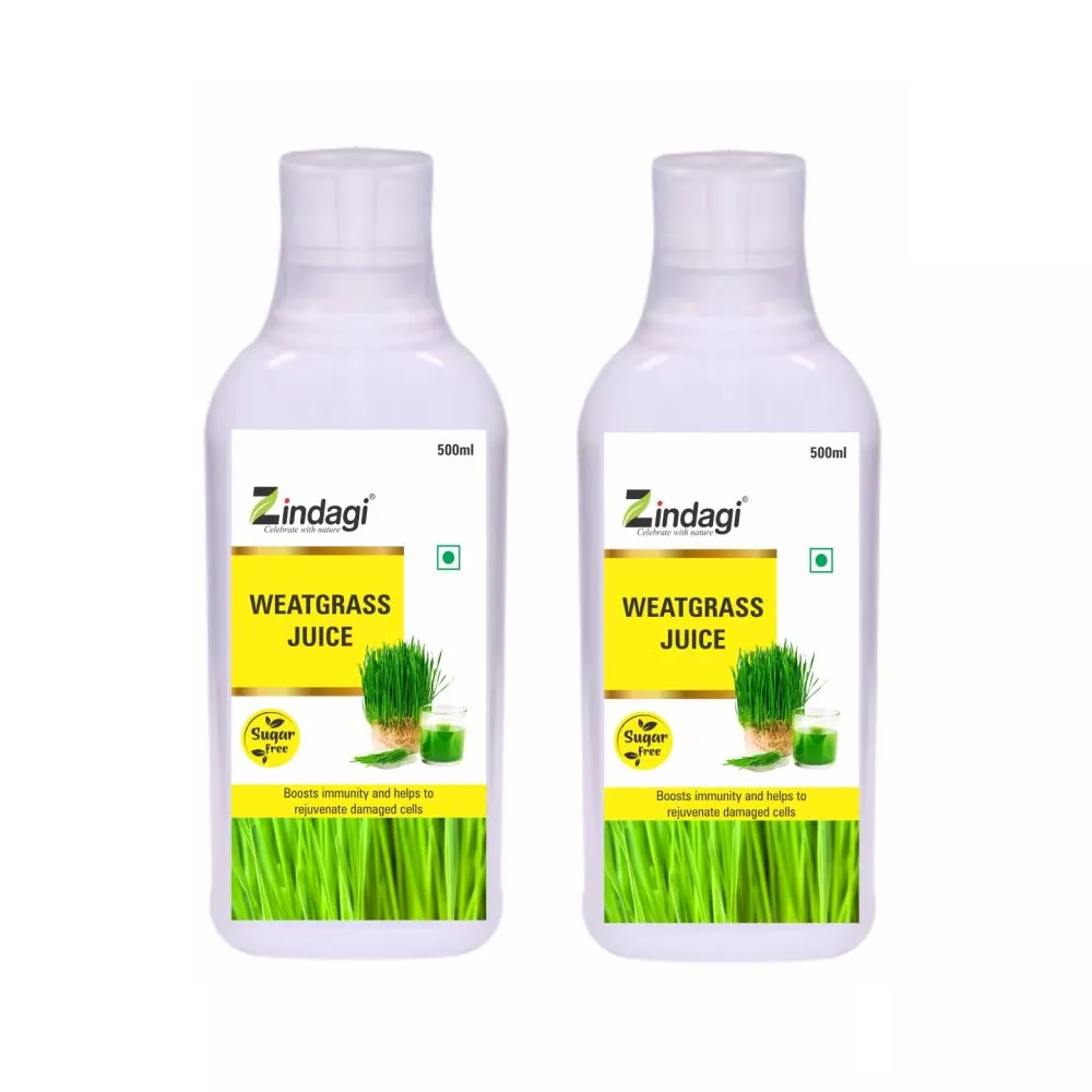 Buy Zindagi Pure Wheatgrass Extract Juice Natural WheatGrass Juice 100 Pure Online 14 Off