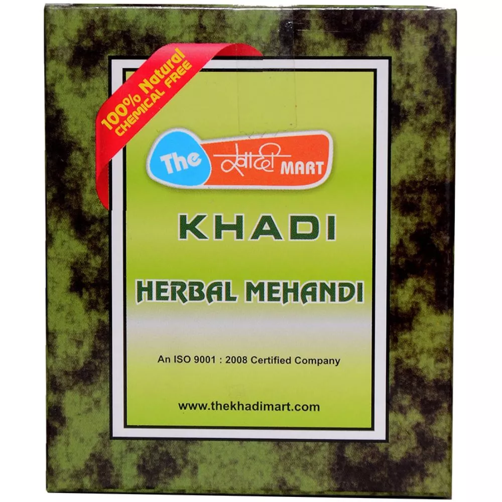 Buy Khadi Natural Organic Natural Henna Powder Repair Damaged Hair Online