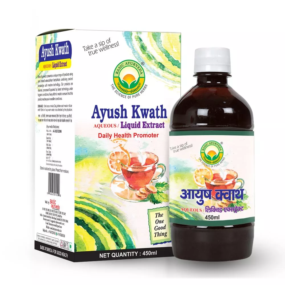 Buy Basic Ayurveda Ayush Kwath Extract Liquid Medicines 5 Off