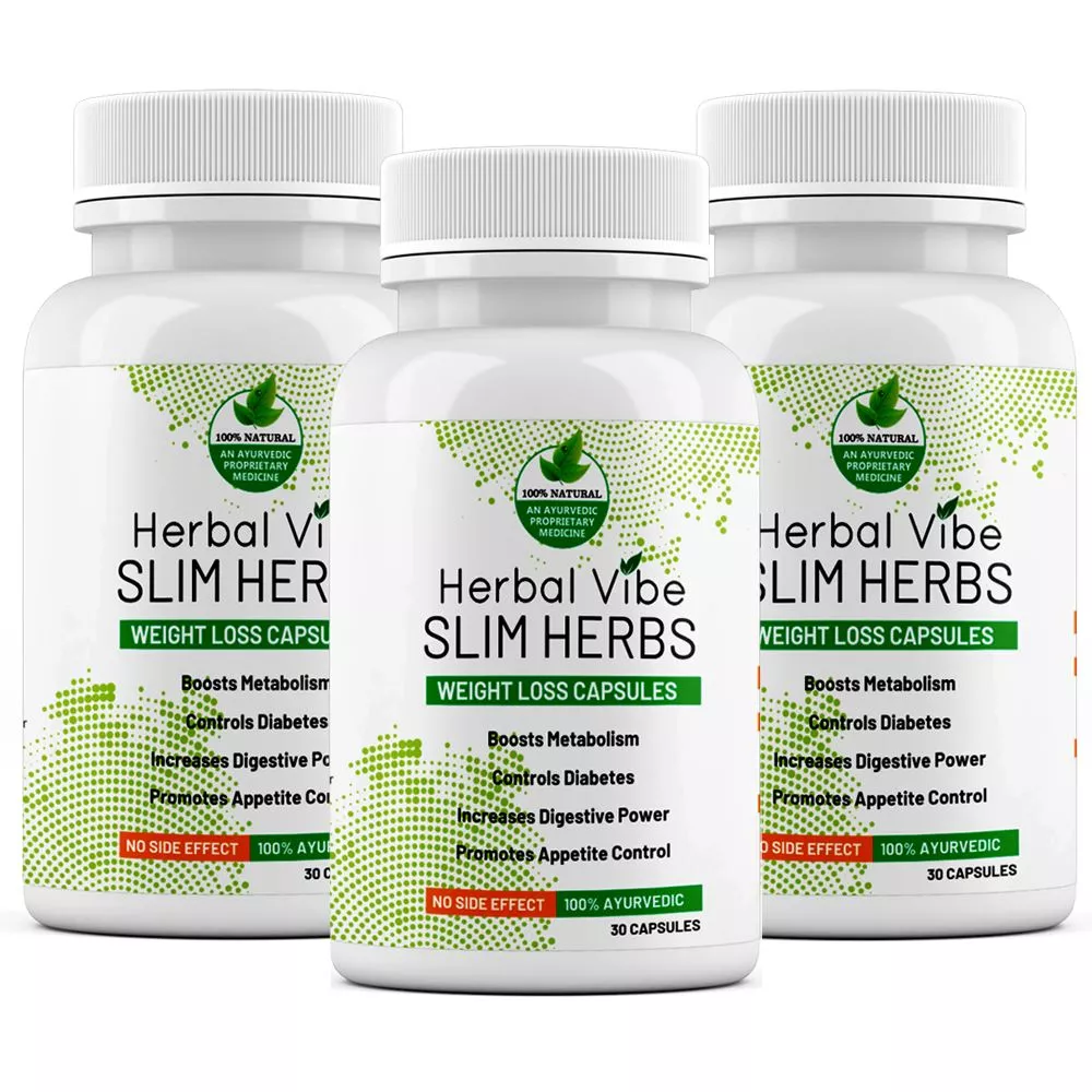 Buy Herbal Vibe Weight Loss Capsules Slim Herbs Medicines 81 Off