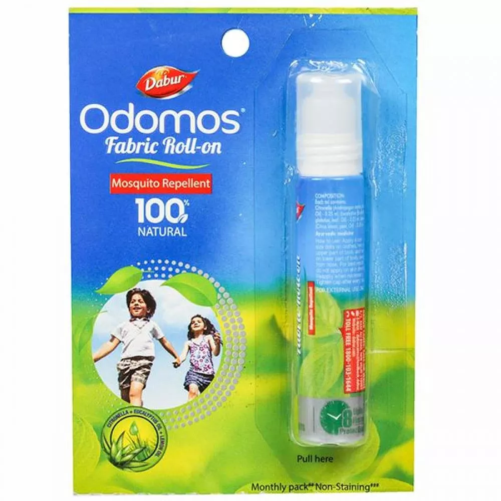 Buy Dabur Odomos Fabric Roll-On Mosquito Repellent Online - 8% Off