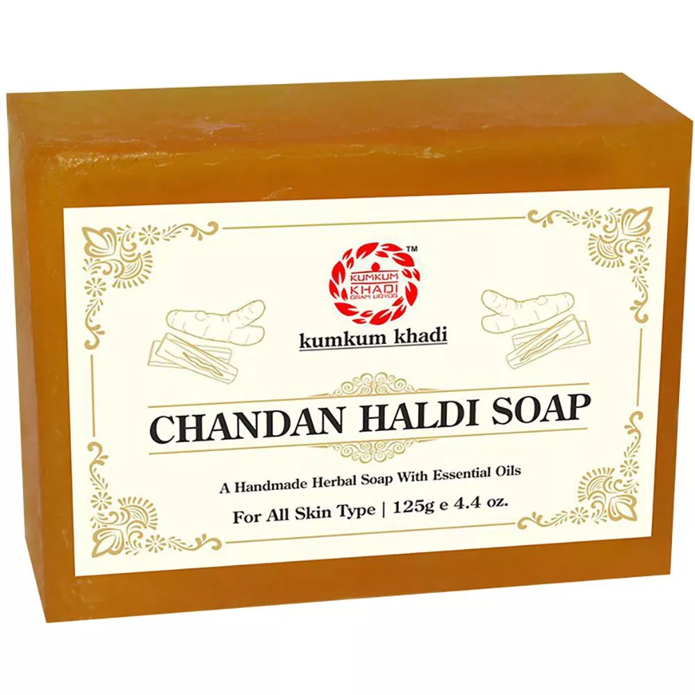 Buy Kumkum Khadi Herbal Chandan Haldi Soap Online 10 Off