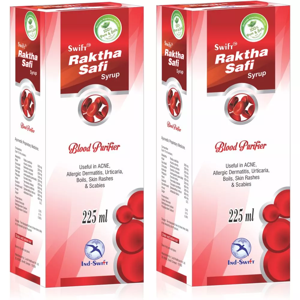 Buy Ind Swift Raktha Safi Syrup Medicines - 10% Off! 