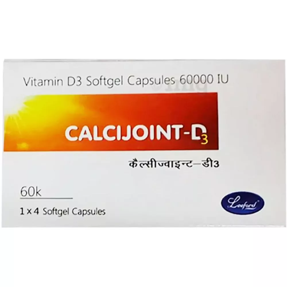 Leeford Calcijointd3 60000 Iu Softgel Capsules (4caps) Buy on Healthmug