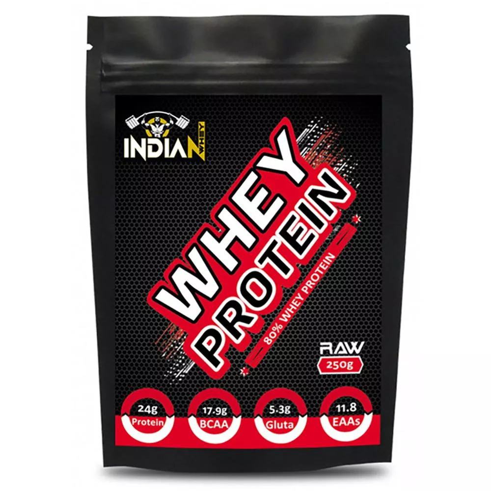 Buy Indian Whey Raw Whey Protein Concentrate 80 Unflavored Whey