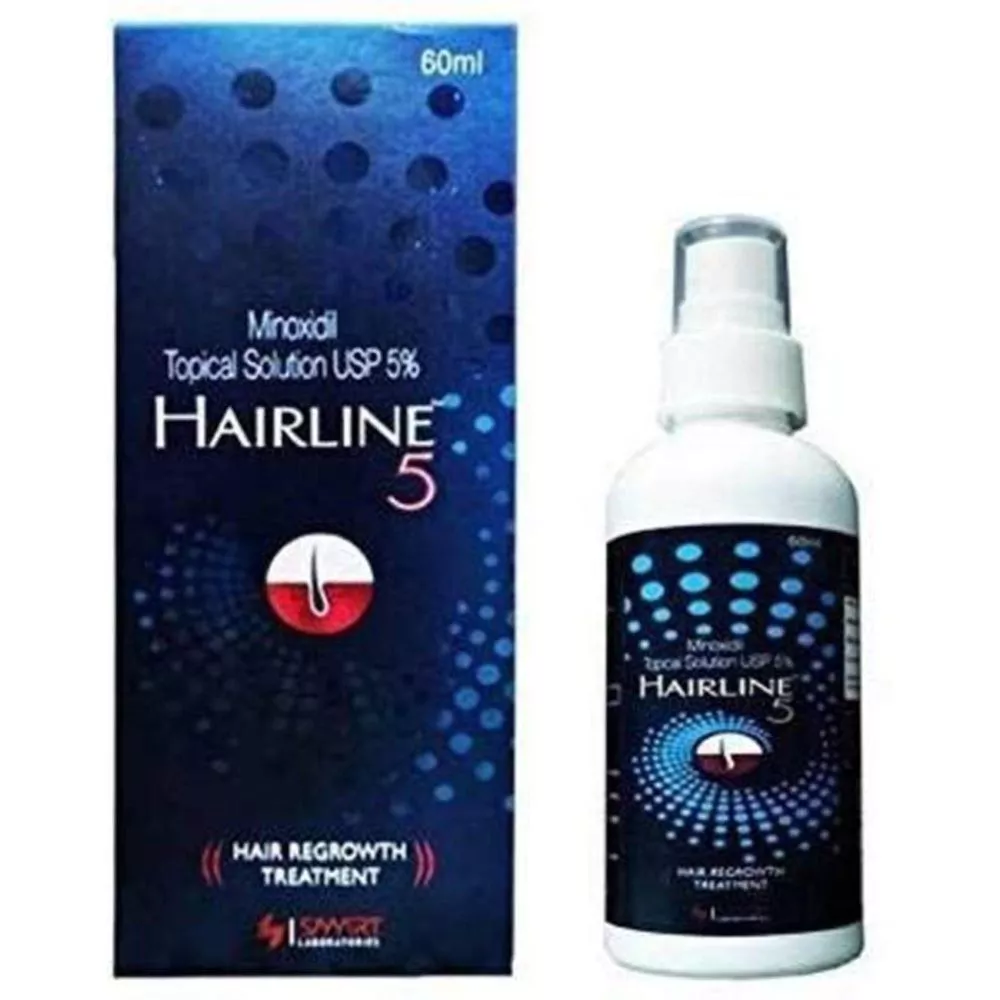 Buy Smart Minoxidil Hairline 5 Topical Solution Online