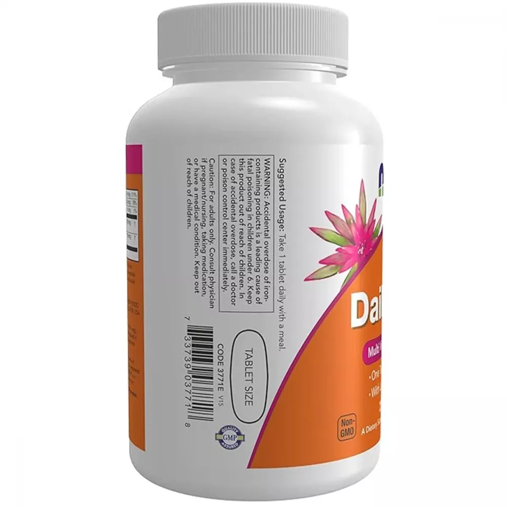 Now Foods Daily Vits Multivitamin Tablets (100tab)