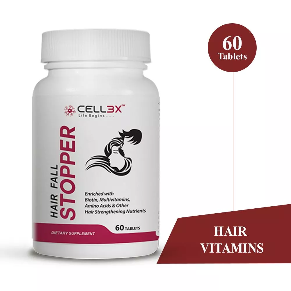 Cell3X Hair Fall Stopper Tablets (60tab) | Buy on Healthmug