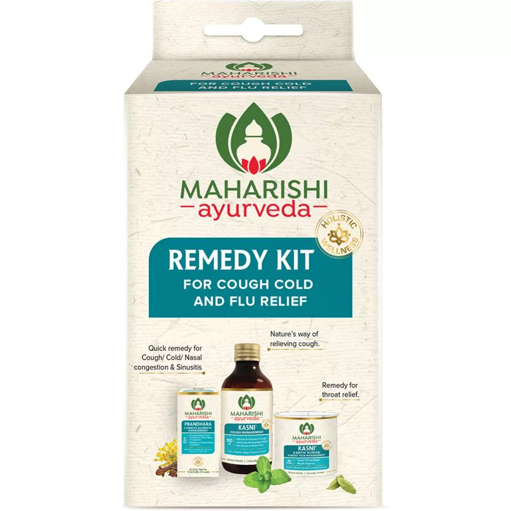 Buy Maharishi Ayurveda Remedy Kit For Cough, Cold & Flu Medicines 15