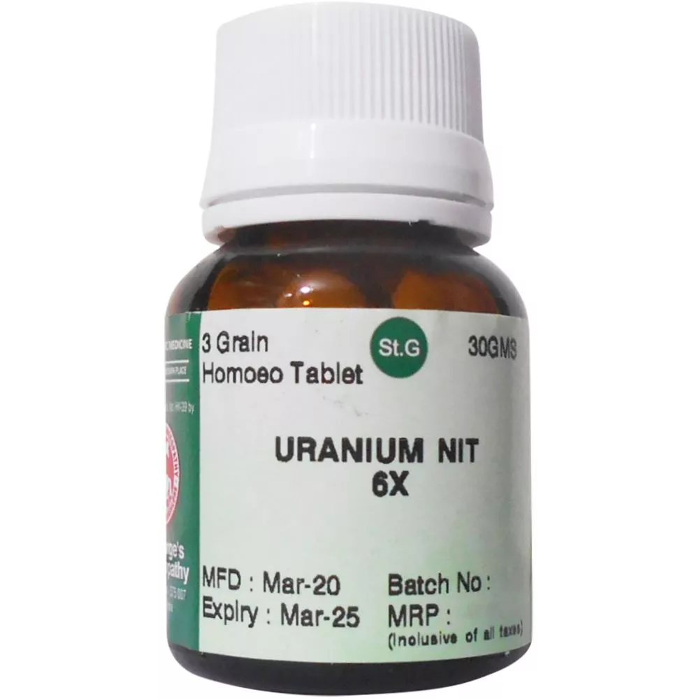 Buy St. George Uranium Nitricum Trituration Tablets Online - 10% Off