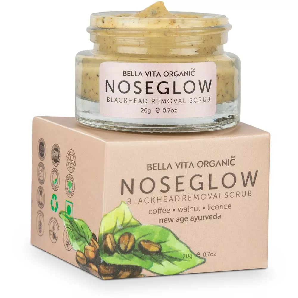 Buy Bella Vita Organic Nose Glow Scrub - BEST FACE SCRUBS IN INDIIA FOR OILY SKIN