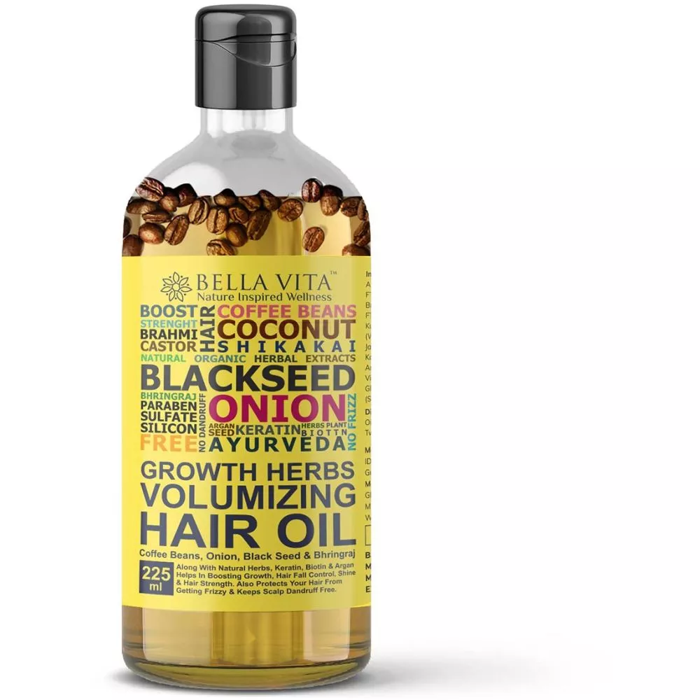 Buy Bella Vita Organic Coffee Onion Ayurvedic Herbal Anti-Dandruff Natural  Hair Growth Oil Online - 10% Off! 