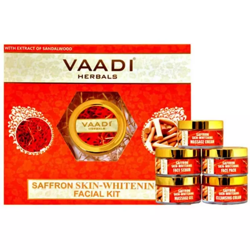 Buy Vaadi Herbals Saffron Skin Whitening Facial Kit Online 10