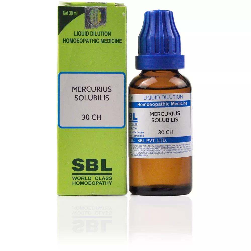 Buy SBL Mercurius Solubilis Dilutions Online - 13% Off! | Healthmug.com