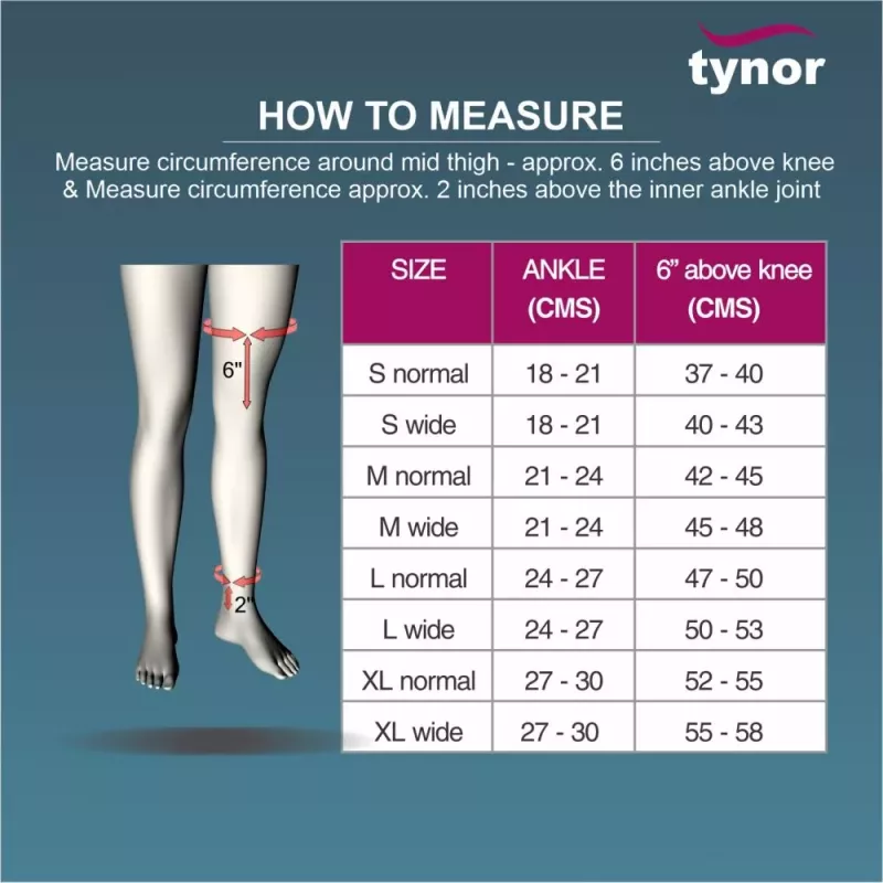 Tynor I – 78 Compression Garment Leg Mid Thigh ( Open Toe) Pair –  Tabletshablet