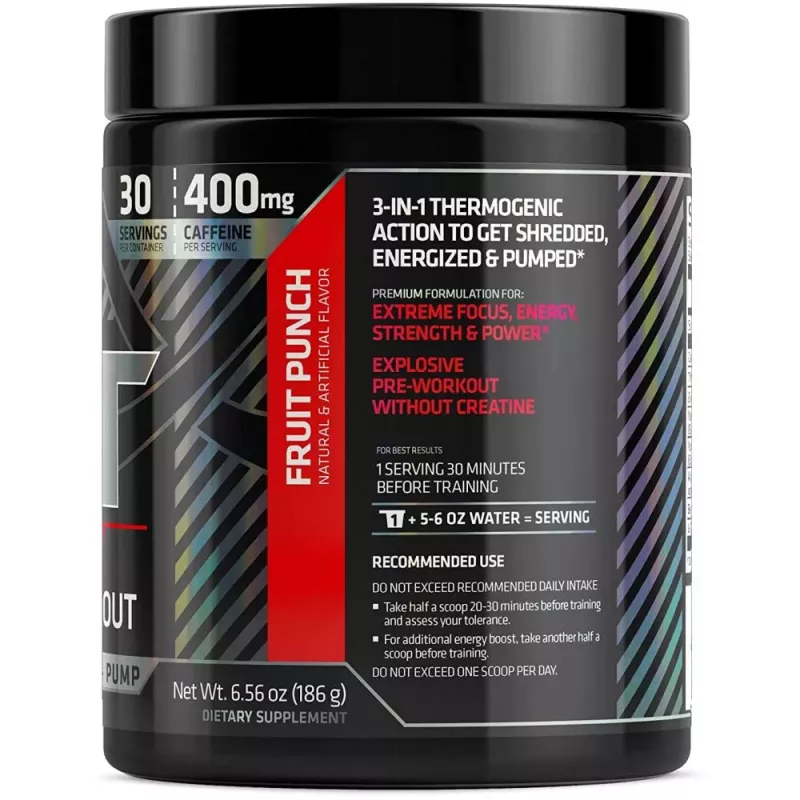 TOTAL WAR PUMP | NON-STIM PRE-WORKOUT PLUM FUSION 30 Servings