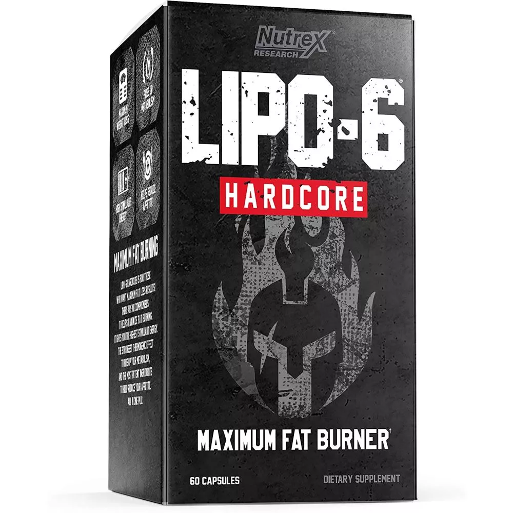 Nutrex Research Lipo 6 Hardcore Fat Burner (60cap)
