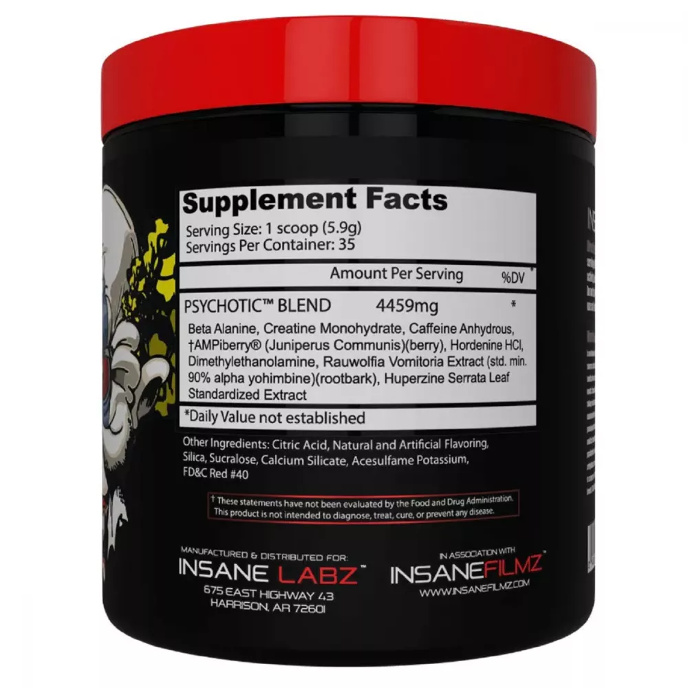 Insane Labz Psychotic Cotton Candy (35Serving)