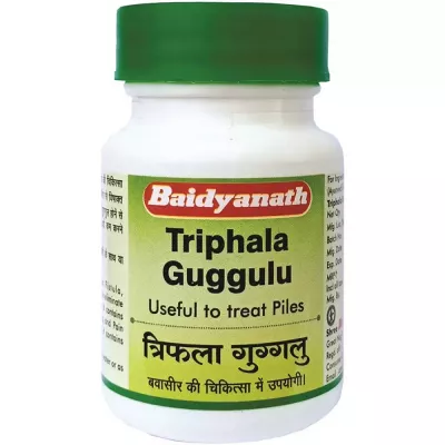 Buy Baidyanath Nagpur Triphala Guggulu Vati Gutika Guggulu 16 Off Healthmug Com