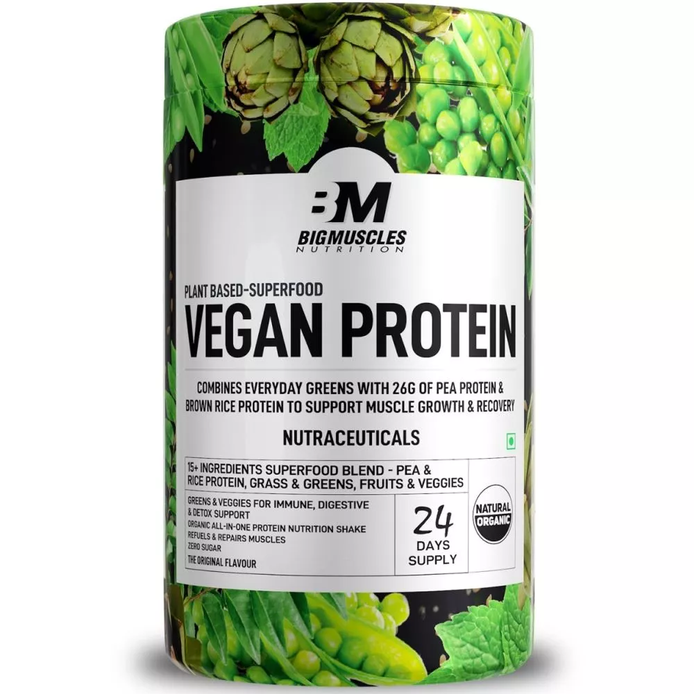Buy Bigmuscles Nutrition Organic Plant Based Superfood Vegan Protein