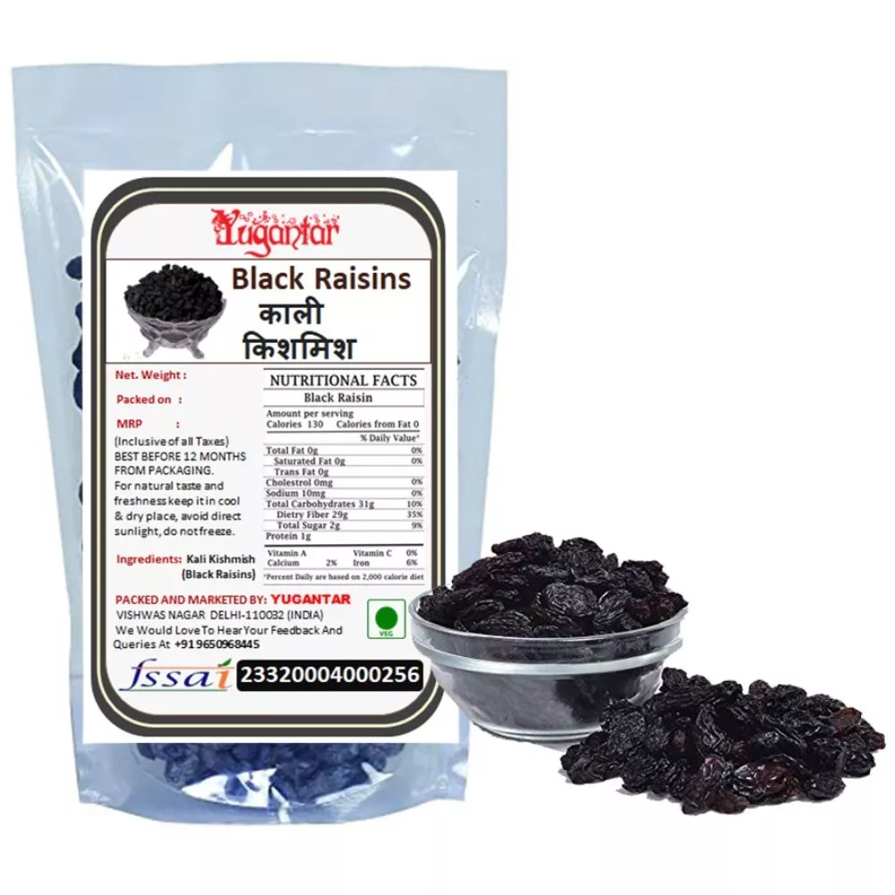 Buy Yugantar Black Raisins (Kali Kishmish) Online 38 Off