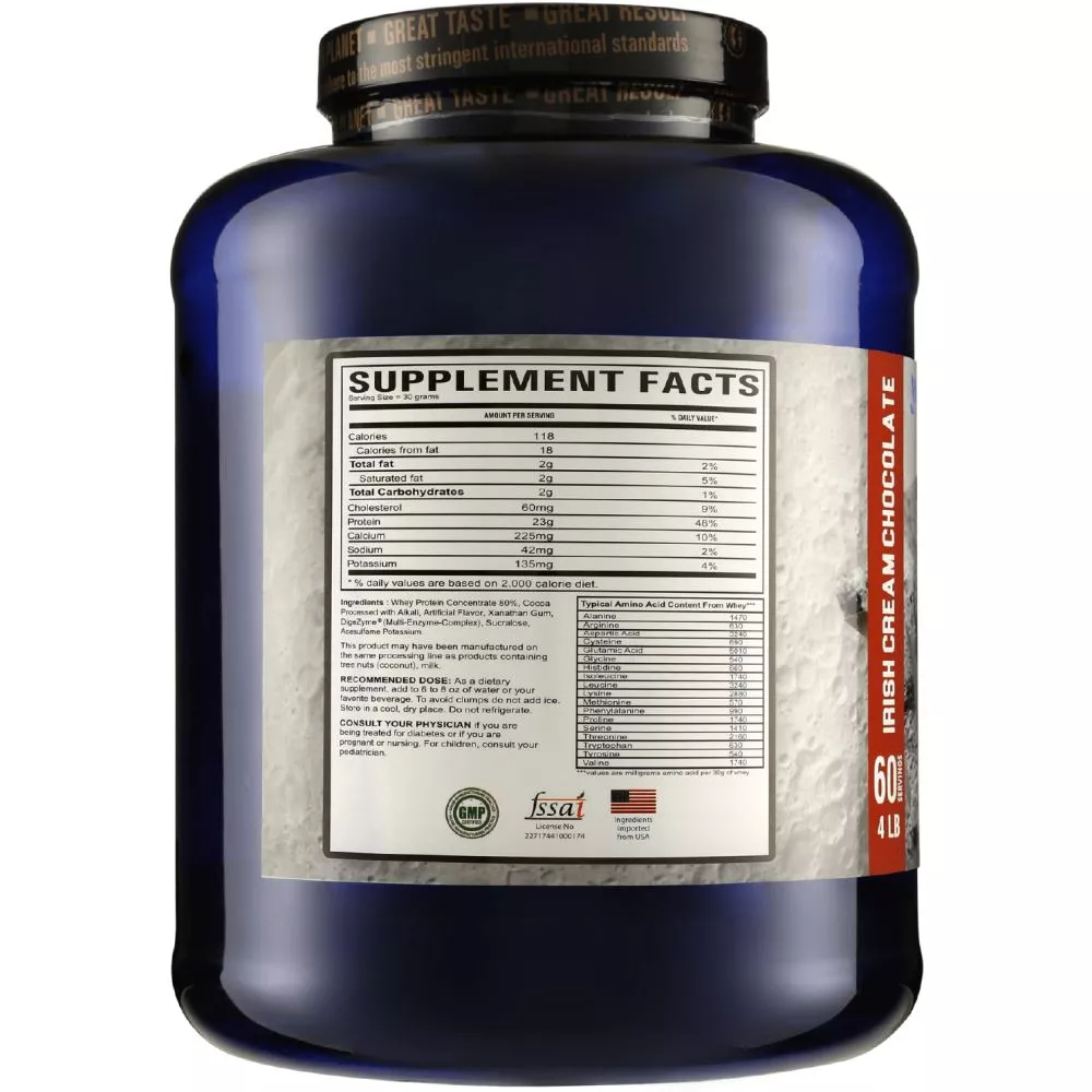 Nutrition Planet Davisco Whey Protein With Added Digezyme Chocolate Irishcream (4lb)