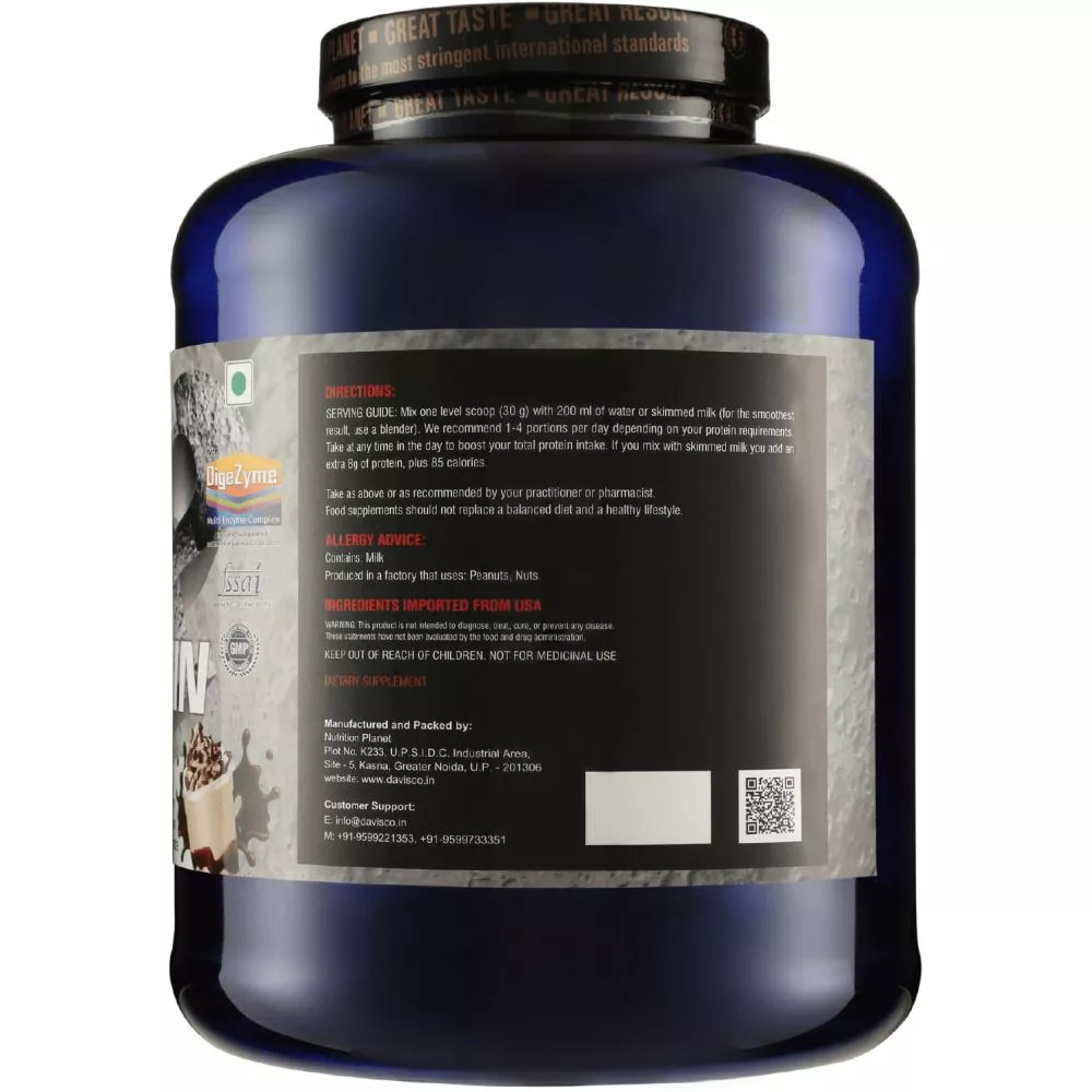 Nutrition Planet Davisco Whey Protein With Added Digezyme Chocolate Irishcream (4lb)