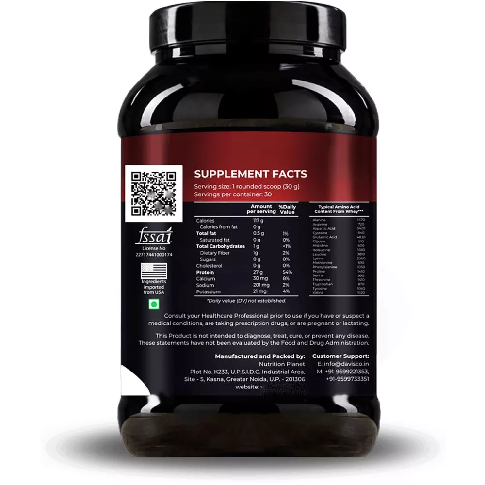 Nutrition Planet Bipro Whey Protein Isolate With Added Digezyme Chocolate (2lb)