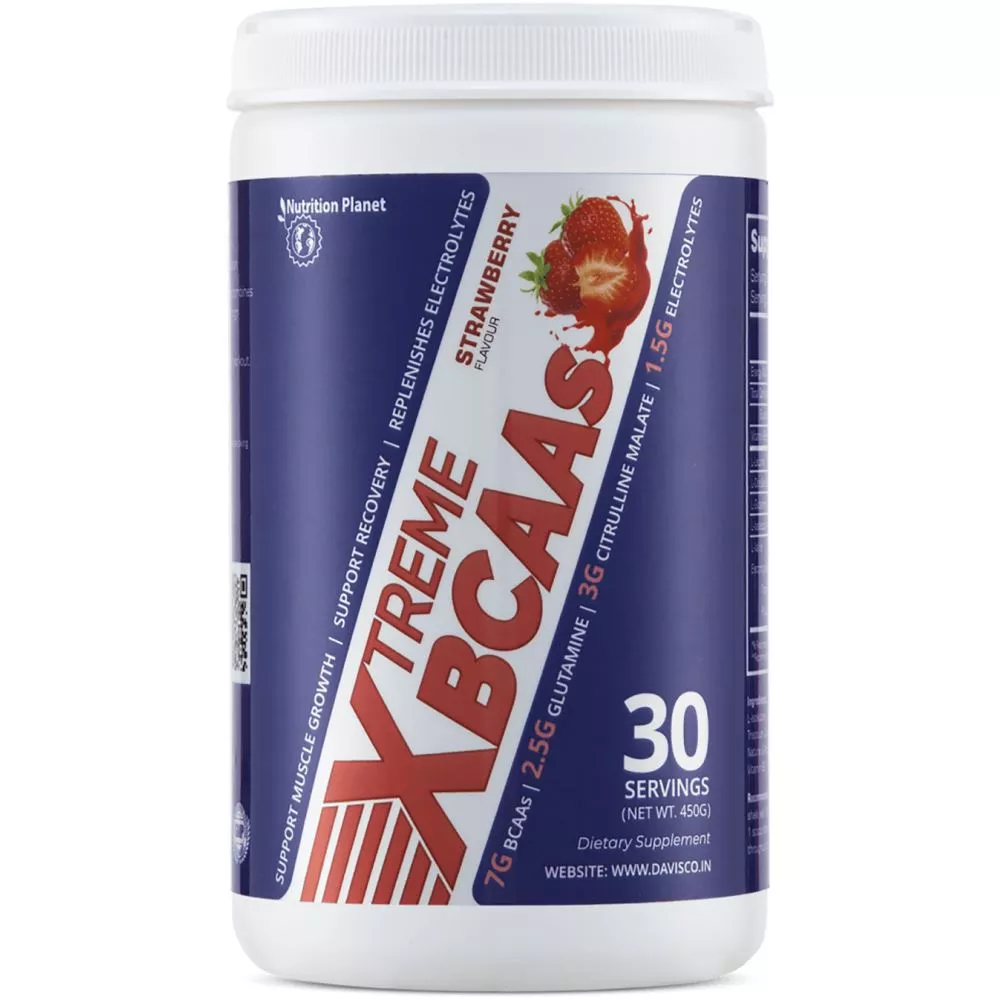 Nutrition Planet Xtreme Bcaas Strawberry (450g)