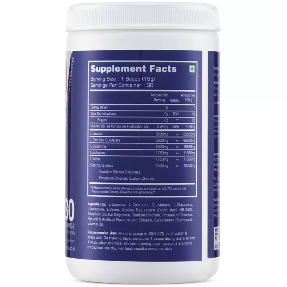 Nutrition Planet Xtreme Bcaas Strawberry (450g)