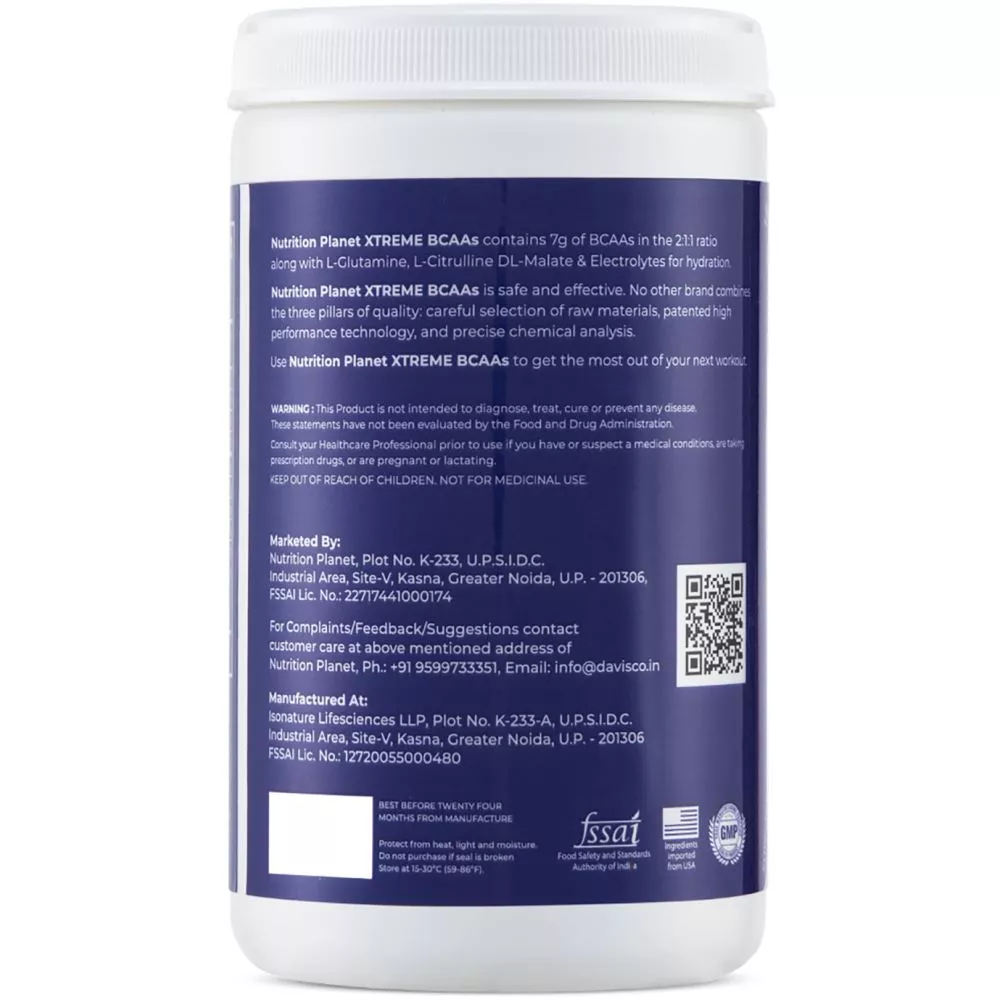 Nutrition Planet Xtreme Bcaas Strawberry (450g)