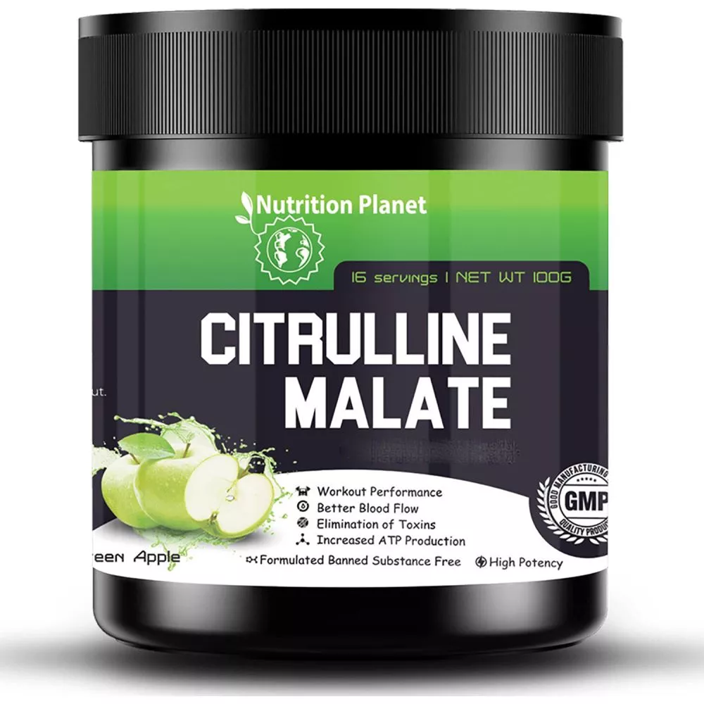 Nutrition Planet Citrulline Malate Green Apple (100g)
